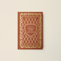 Book titled 'Uncle's Story' with decorative cover on a beige background