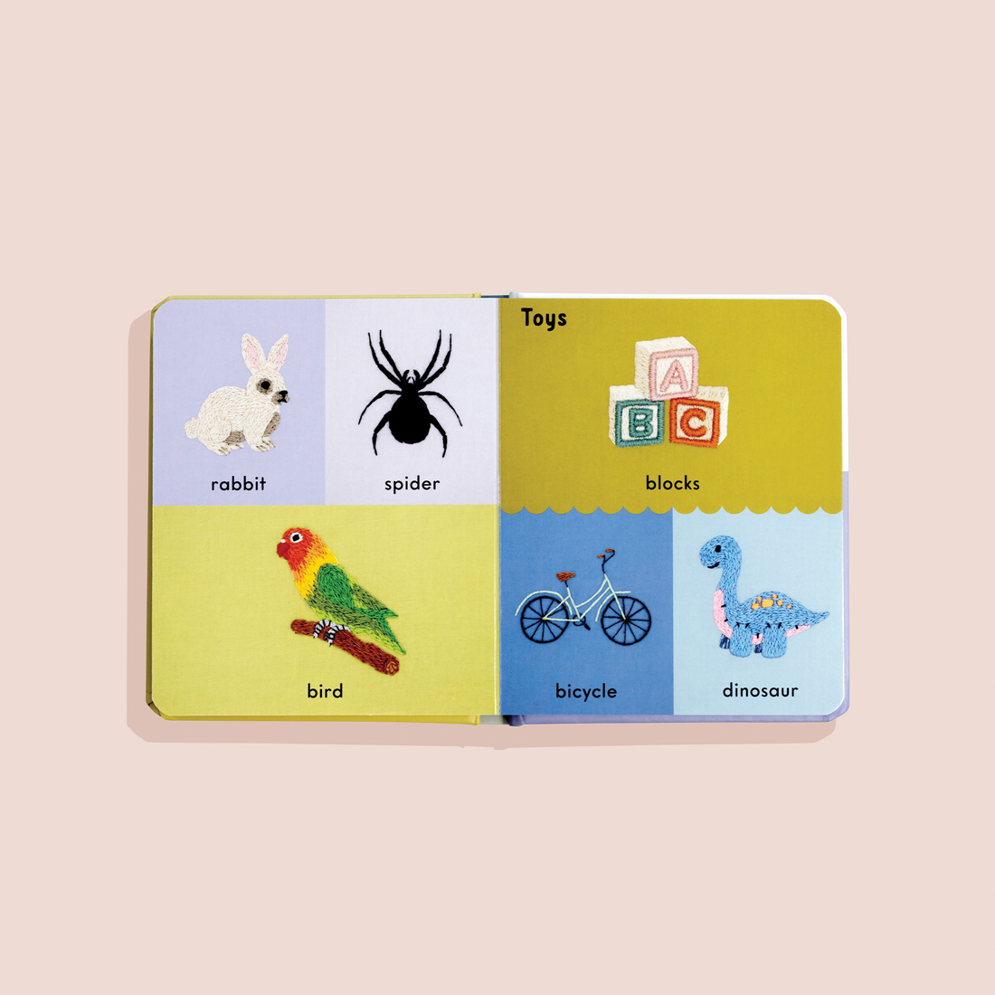 First Words with Cute Embroidered Friends by Libby Moore
