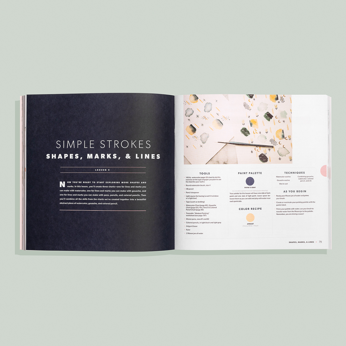 Modern Watercolor Botanicals Available at Paige Tate and Co