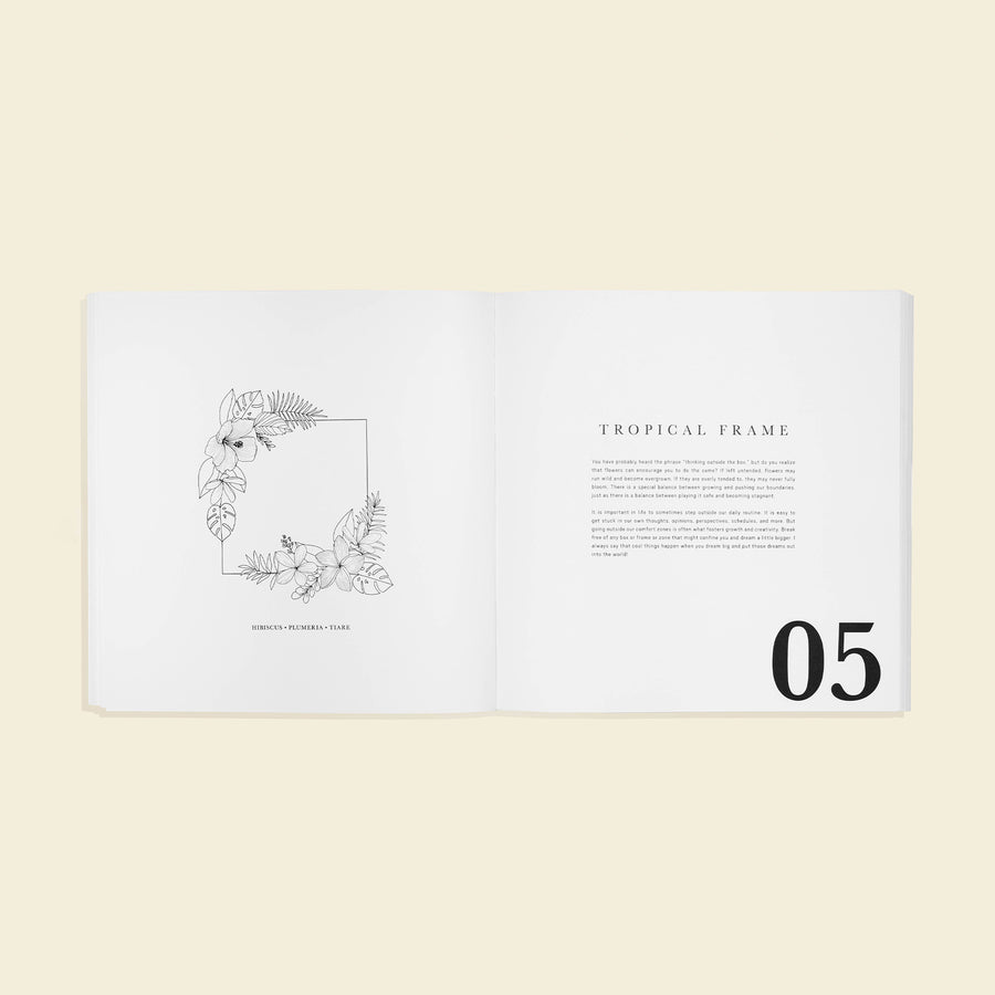 Florals By Hand Drawing Book by Alli Koch
