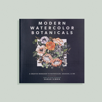Modern Watercolor Botanicals Available at Paige Tate and Co