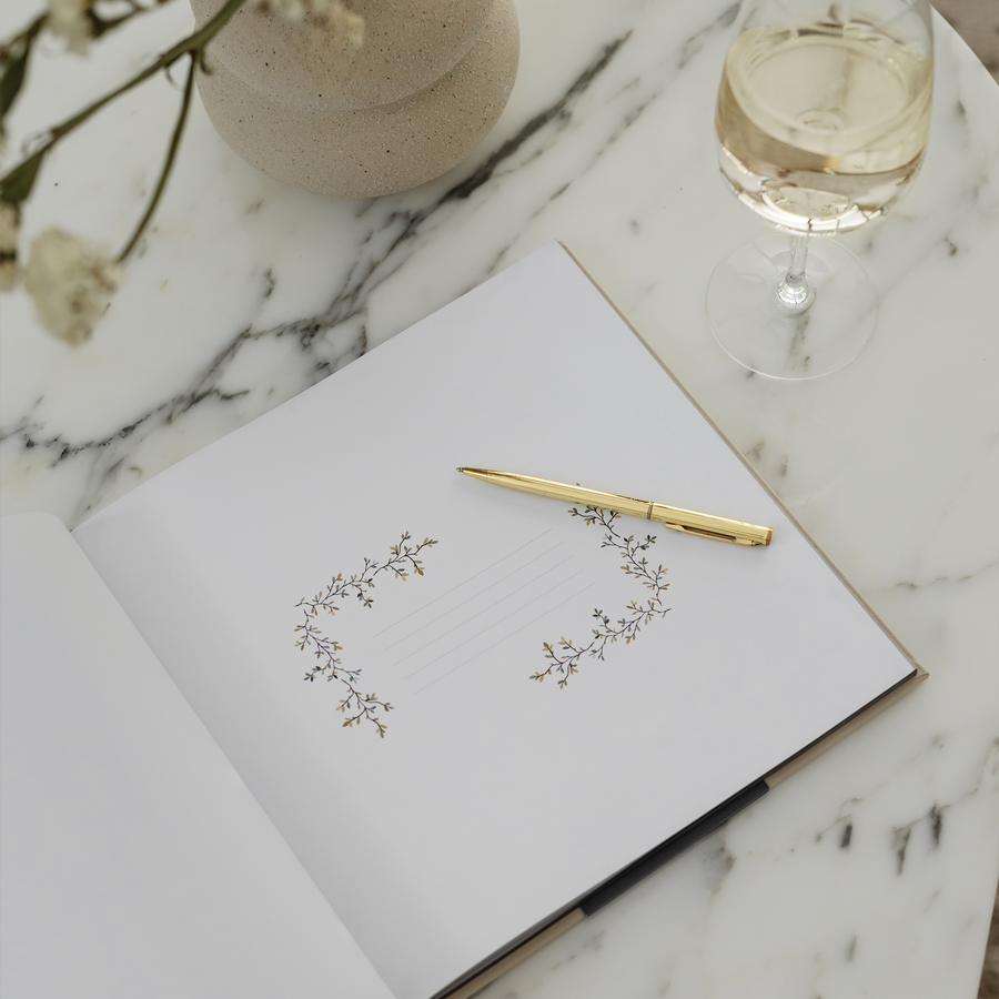 Wedding Guest Book By Korie Herold