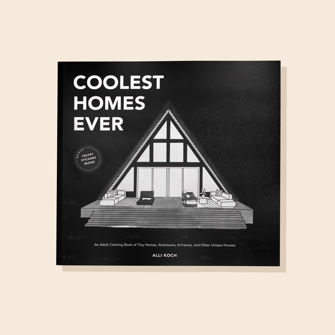Coolest Homes Ever | an Adult Coloring Book of Tiny Homes