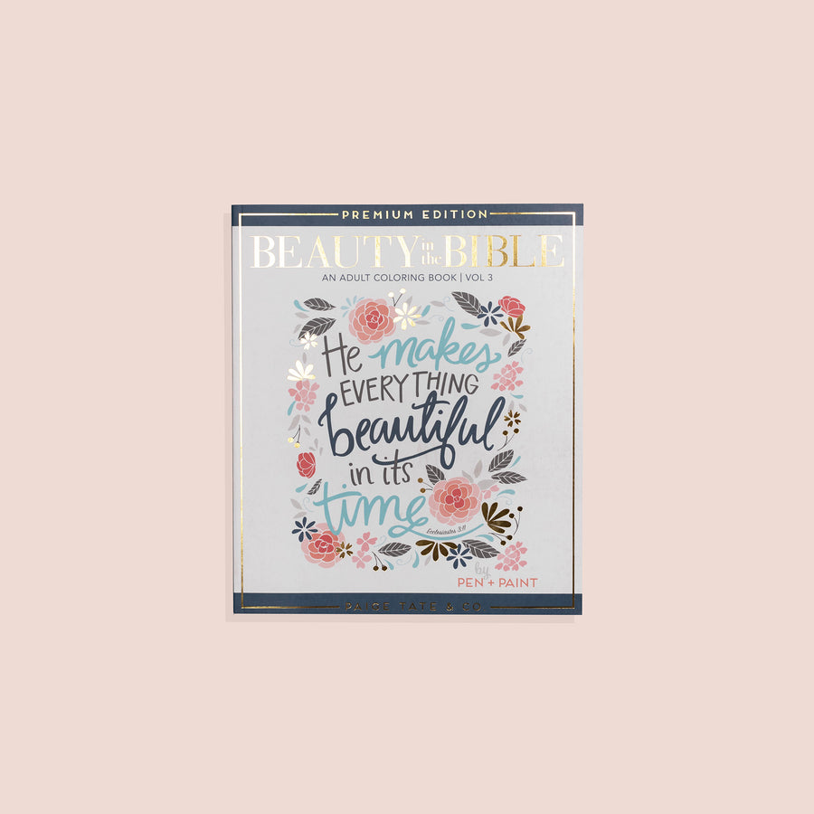 Beauty In The Bible 3 Coloring Book by Pen + Paint