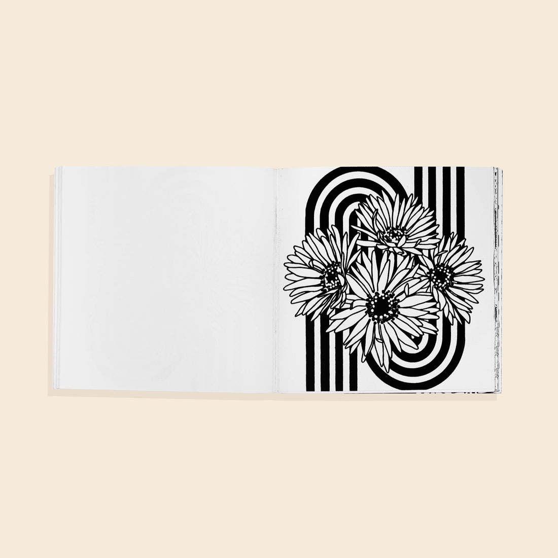 Hey Day Retro Flower Coloring Book by Alli Koch