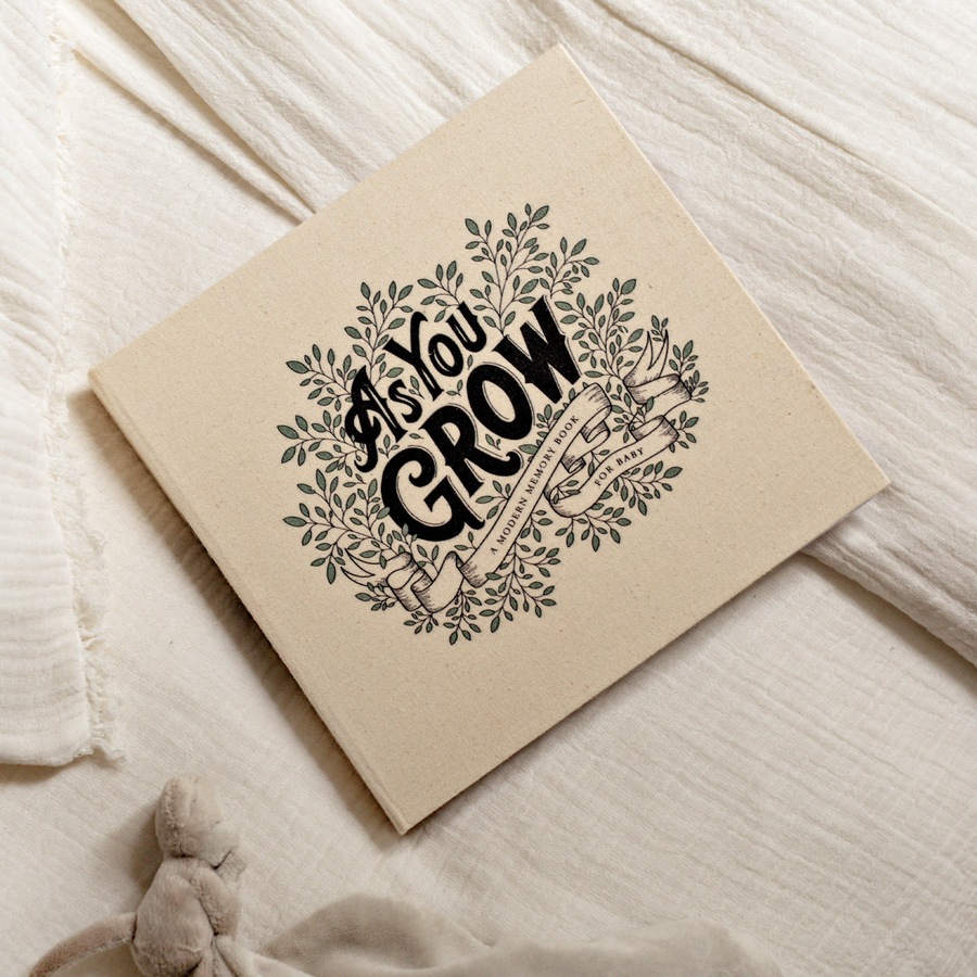 As You Grow | A Modern Memory Book for Baby