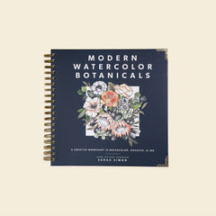 Modern Watercolor Botanicals by Sarah Simon